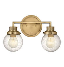 Бра Quintiesse QN-POPPY2-HB-BATH Hinkley Poppy Poppy 2 Light Wall Light Heritage Brass