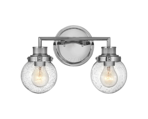 Бра Quintiesse QN-POPPY2-PC-BATH Hinkley Poppy Poppy 2 Light Wall Light Polished Chrome