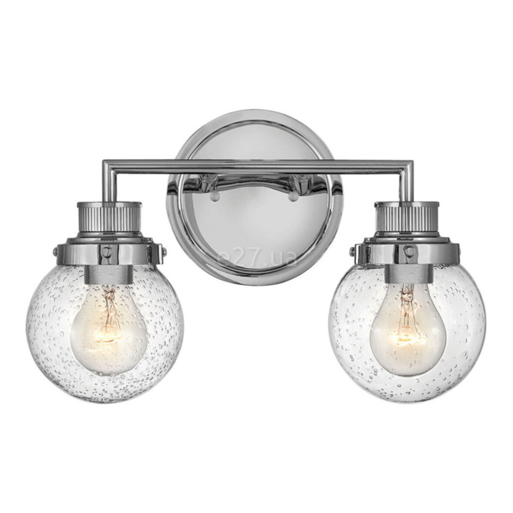 Бра Quintiesse QN-POPPY2-PC-BATH Hinkley Poppy Poppy 2 Light Wall Light Polished Chrome · Quintiesse · quintiesse-qn-poppy2-pc-bath