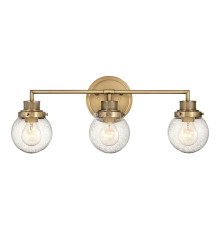 Бра Quintiesse QN-POPPY3-HB-BATH Hinkley Poppy Poppy 3 Light Wall Light Heritage Brass