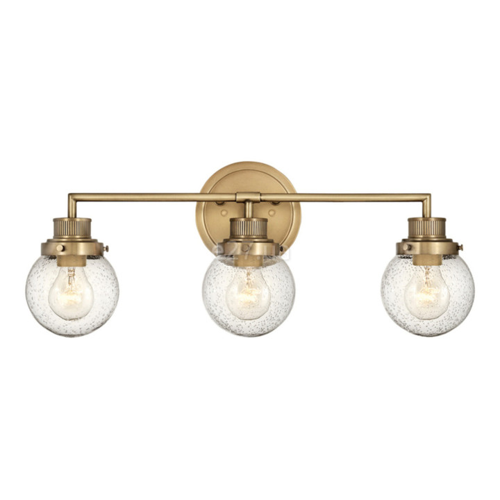 Бра Quintiesse QN-POPPY3-HB-BATH Hinkley Poppy Poppy 3 Light Wall Light Heritage Brass · Quintiesse · quintiesse-qn-poppy3-hb-bath