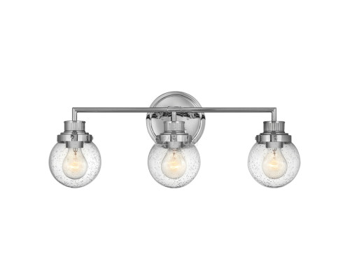 Бра Quintiesse QN-POPPY3-PC-BATH Hinkley Poppy Poppy 3 Light Wall Light Polished Chrome