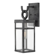 Бра Quintiesse QN-PORTER-M-DZ Hinkley Porter Porter 1 Light Medium Wall Lantern Aged Zinc