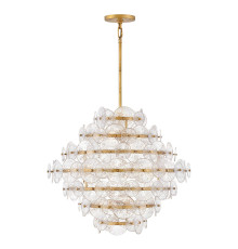 Люстра Quintiesse QN-RENE-16P-DSB Hinkley Rene Rene 16 lt Multi-Tier Chandelier Distressed Brass