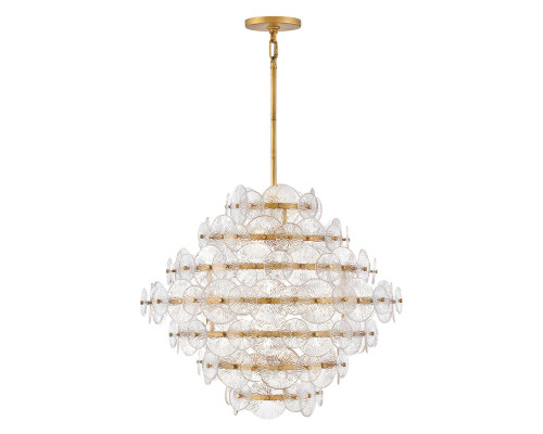 Люстра Quintiesse QN-RENE-16P-DSB Hinkley Rene Rene 16 lt Multi-Tier Chandelier Distressed Brass