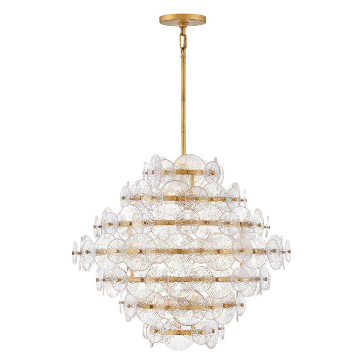 Люстра Quintiesse QN-RENE-16P-DSB Hinkley Rene Rene 16 lt Multi-Tier Chandelier Distressed Brass · Quintiesse · quintiesse-qn-rene-16p-dsb