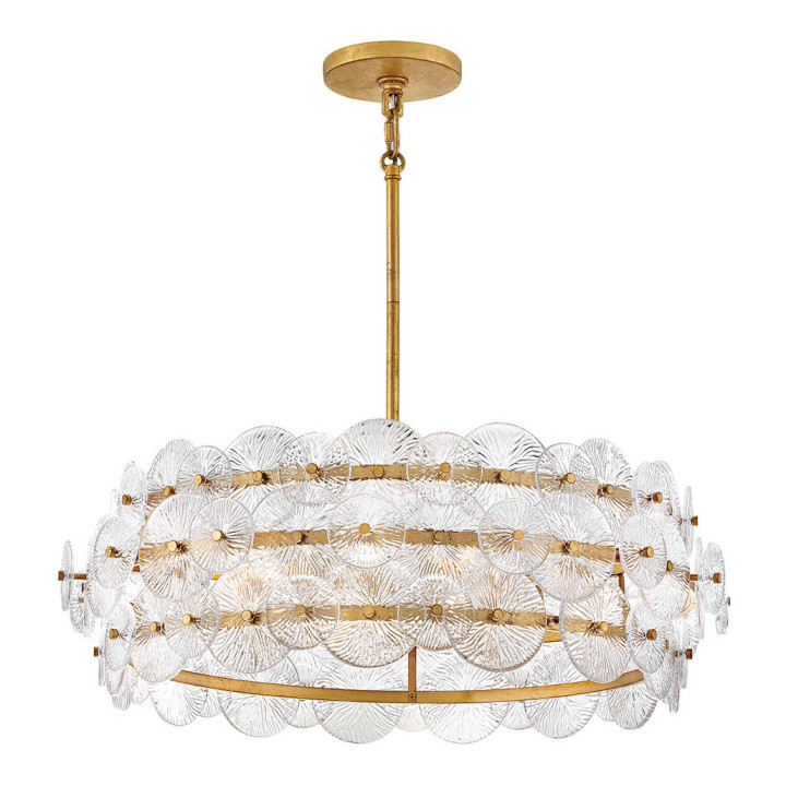 Люстра Quintiesse QN-RENE-6P-DSB Hinkley Rene Rene 6 lt Drum Chandelier Distressed Brass · Quintiesse · quintiesse-qn-rene-6p-dsb