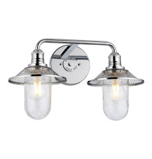 Бра Quintiesse QN-RIGBY2-BATH-PC Hinkley Rigby Rigby 2 Light Wall Light Polished Chrome
