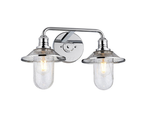 Бра Quintiesse QN-RIGBY2-BATH-PC Hinkley Rigby Rigby 2 Light Wall Light Polished Chrome