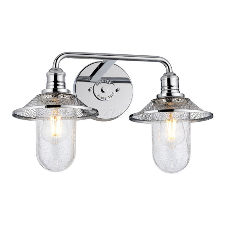 Бра Quintiesse QN-RIGBY2-BATH-PC Hinkley Rigby Rigby 2 Light Wall Light Polished Chrome · Quintiesse · quintiesse-qn-rigby2-bath-pc