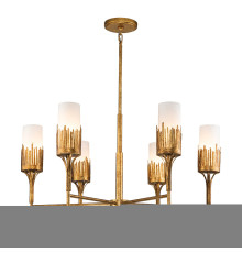 Люстра Quintiesse QN-SAWGRASS-6-DG-O Sawgrass 6 lt Chandelier Gold Leaf with Antique Glaze