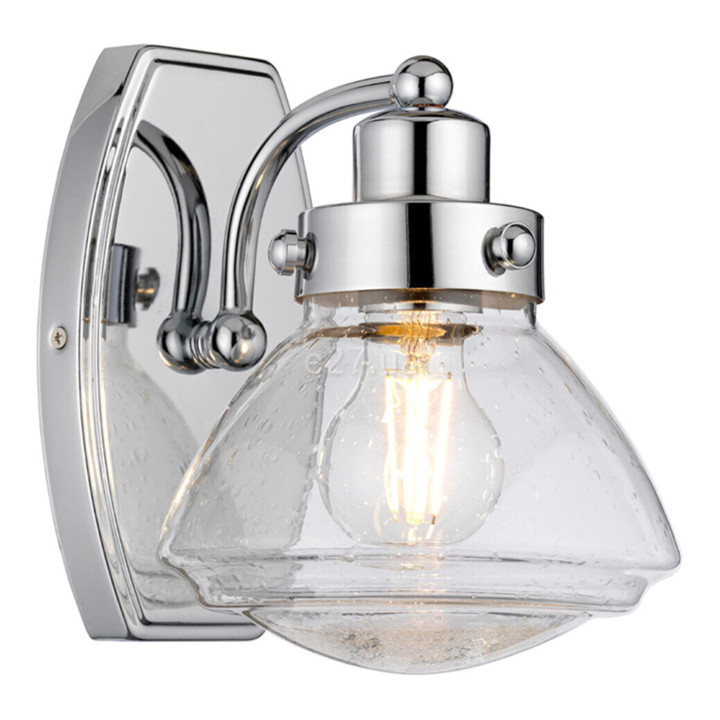 Бра Quintiesse QN-SCHOLAR1 Quoizel Scholar Scholar 1 Light Wall Light Polished Chrome · Quintiesse · quintiesse-qn-scholar1