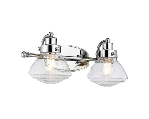 Бра Quintiesse QN-SCHOLAR2 Quoizel Scholar Scholar 2 Light Wall Light Polished Chrome