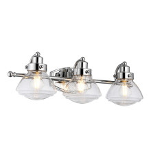 Бра Quintiesse QN-SCHOLAR3 Quoizel Scholar Scholar 3 Light Wall Light Polished Chrome