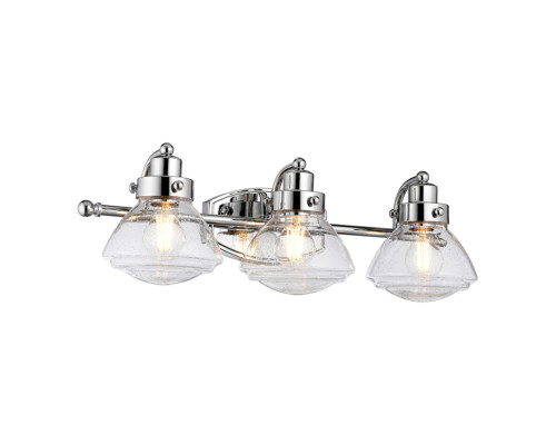 Бра Quintiesse QN-SCHOLAR3 Quoizel Scholar Scholar 3 Light Wall Light Polished Chrome