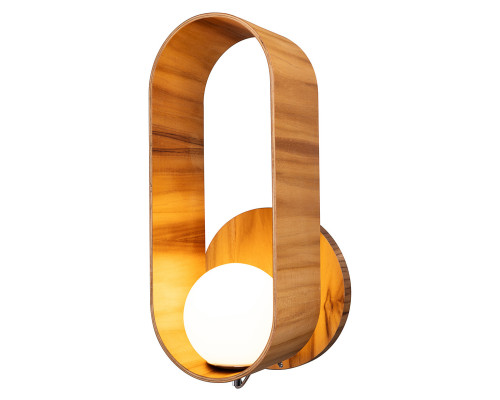 Бра Quintiesse QN-SFERA-WB-L-TEAK Accord Sfera Sfera Wall Light Teak Veneer