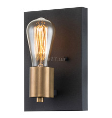 Бра Quintiesse QN-SILAS1-DZ Hinkley Silas Silas 1 Light Wall Light Aged Zinc & Heritage Brass