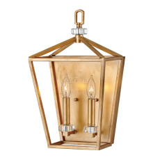 Бра Quintiesse QN-STINSON2-DBR Hinkley Stinson Stinson 2 Light Wall Light Distressed Brass