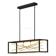 Люстра Quintiesse QN-STYX-LED-ISLE-BG Hinkley Styx Styx LED Island Pendant Black & Gilded Gold, 55 Вт, 5980 лм, 3000К · Quintiesse · quintiesse-qn-styx-led-isle-bg