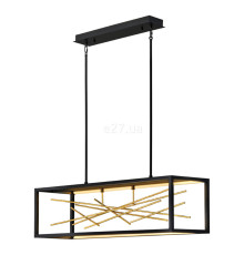 Люстра Quintiesse QN-STYX-LED-ISLE-BG Hinkley Styx Styx LED Island Pendant Black & Gilded Gold, 55 Вт, 5980 лм, 3000К