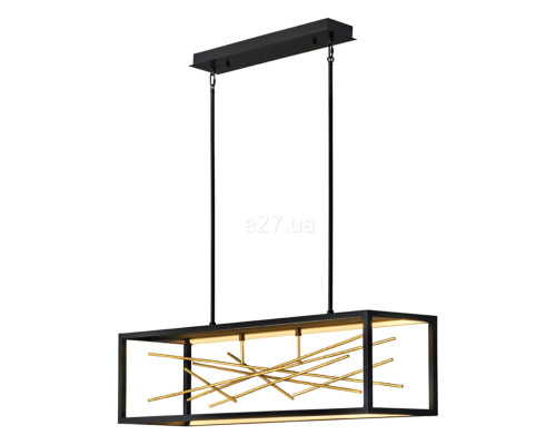 Люстра Quintiesse QN-STYX-LED-ISLE-BG Hinkley Styx Styx LED Island Pendant Black & Gilded Gold, 55 Вт, 5980 лм, 3000К