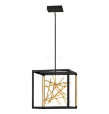 Підвісний світильник Quintiesse QN-STYX-LED-P-BG Hinkley Styx Styx LED Pendant Black & Gilded Gold, 48 Вт, 5234 лм, 3000К