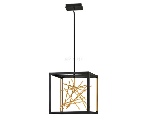 Підвісний світильник Quintiesse QN-STYX-LED-P-BG Hinkley Styx Styx LED Pendant Black & Gilded Gold, 48 Вт, 5234 лм, 3000К