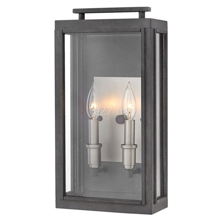 Бра Quintiesse QN-SUTCLIFFE-M-AZ Hinkley Sutcliffe Sutcliffe 2 Light Wall Lantern Aged Zinc & Antique Nickel · Quintiesse · quintiesse-qn-sutcliffe-m-az