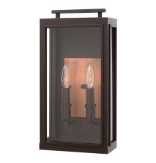Бра Quintiesse QN-SUTCLIFFE-M-OZ Hinkley Sutcliffe Sutcliffe 2 Light Wall Lantern Oil Rubbed Bronze & Copper