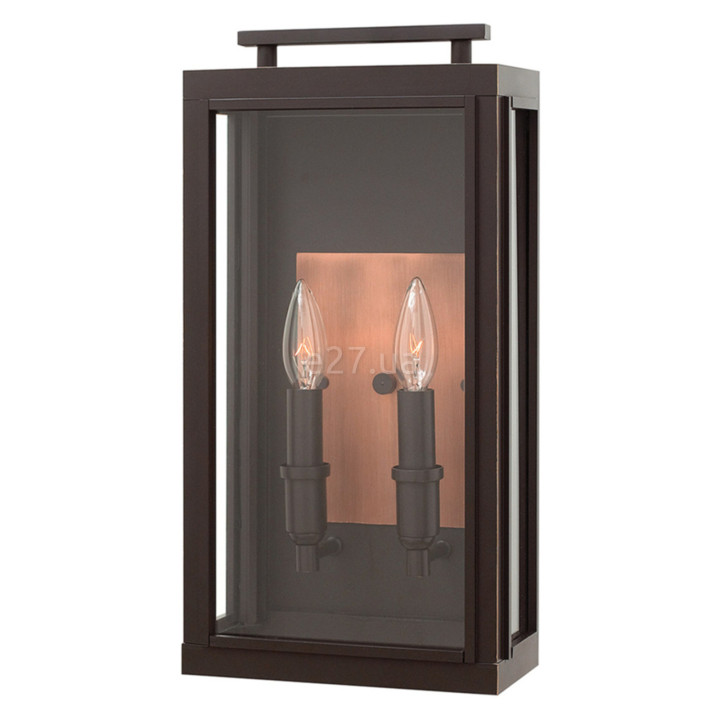Бра Quintiesse QN-SUTCLIFFE-M-OZ Hinkley Sutcliffe Sutcliffe 2 Light Wall Lantern Oil Rubbed Bronze & Copper · Quintiesse · quintiesse-qn-sutcliffe-m-oz