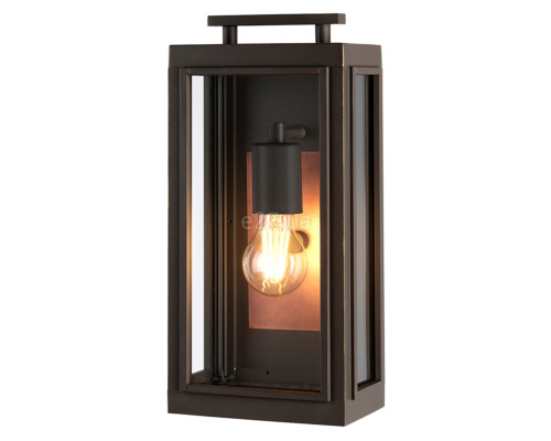 Бра Quintiesse QN-SUTCLIFFE-S-OZ Hinkley Sutcliffe Sutcliffe 1 Light Wall Lantern Oil Rubbed Bronze & Copper