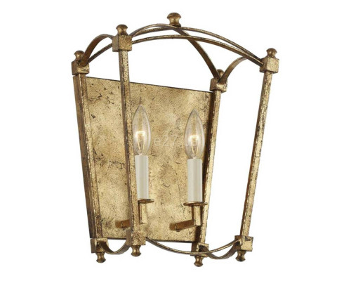 Бра Quintiesse QN-THAYER2-ADB Feiss Thayer Thayer 2 Light Wall Light Antique Gild