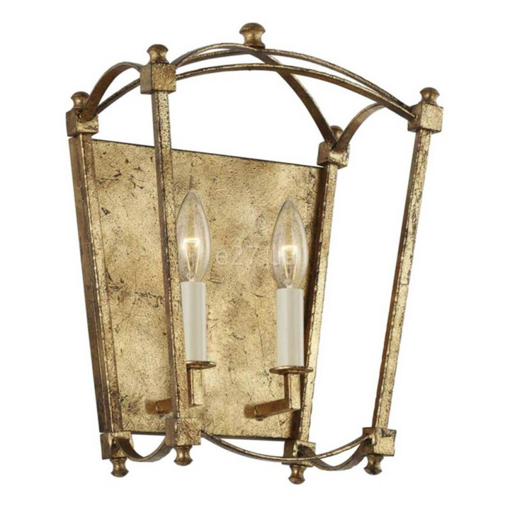 Бра Quintiesse QN-THAYER2-ADB Feiss Thayer Thayer 2 Light Wall Light Antique Gild · Quintiesse · quintiesse-qn-thayer2-adb