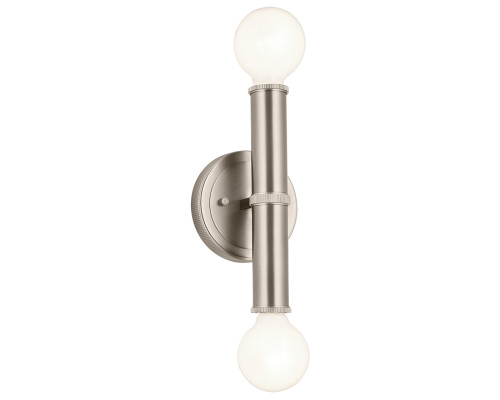 Бра Quintiesse QN-TORCHE-2W-BN Kichler Torche Torche 2 lt Wall Light Brushed Nickel