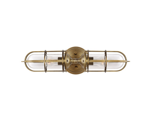 Бра Quintiesse QN-URBANREST2 Feiss Urban Restoration Urban Restoration 2 Light Wall Light Dark Antique Brass