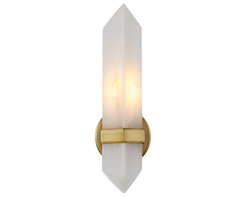 Бра Quintiesse QN-VALENCIA-1WB-VBS-AR Alora Valencia Valencia 1 lt Wall Light Vintage Brass