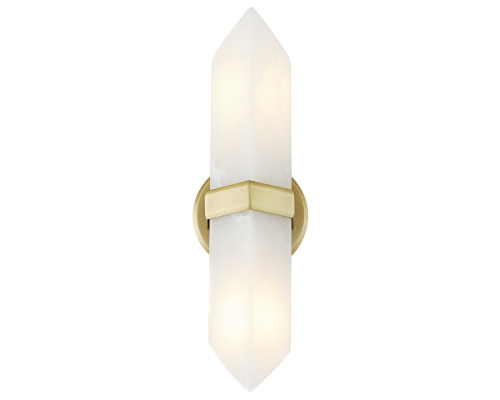 Бра Quintiesse QN-VALENCIA-2WB-VBS-AR Alora Valencia Valencia 2 lt Wall Light Vintage Brass