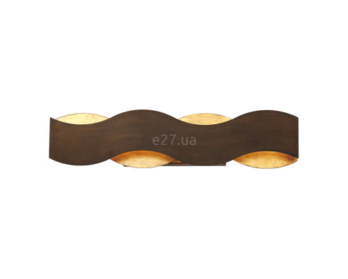 Бра Quintiesse QN-VAUGHAN-1W-BRZ-GD Eurofase Vaughan Vaughan Wall Light Bronze and Gold, 35 Вт, 1100 лм, 3000К
