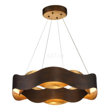 Підвісний світильник Quintiesse QN-VAUGHAN-P-M-BRZ-GD Eurofase Vaughan Vaughan Chandelier Medium Bronze and Gold, 80 Вт, 1302 лм, 3000К · Quintiesse · quintiesse-qn-vaughan-p-m-brz-gd