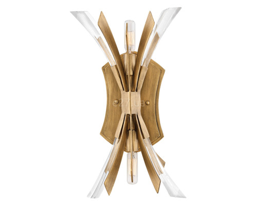 Бра Quintiesse QN-VIDA2 Hinkley Vida Vida 2 Light Wall Light Burnished Gold