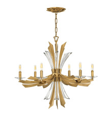 Люстра Quintiesse QN-VIDA6 Hinkley Vida Vida 6 Light Chandelier Burnished Gold