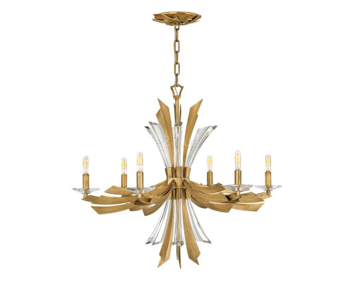 Люстра Quintiesse QN-VIDA6 Hinkley Vida Vida 6 Light Chandelier Burnished Gold