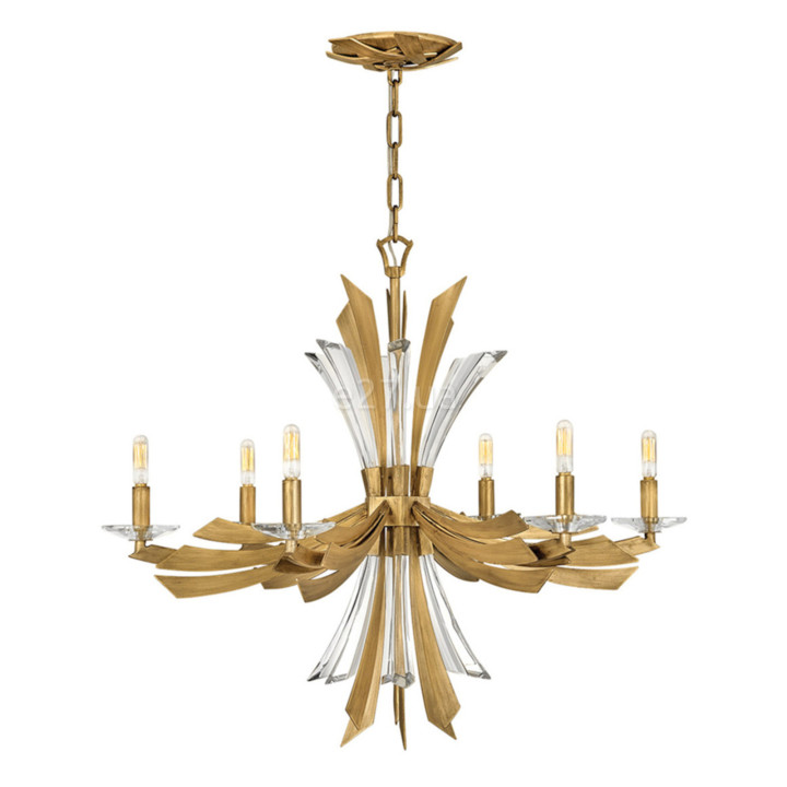Люстра Quintiesse QN-VIDA6 Hinkley Vida Vida 6 Light Chandelier Burnished Gold · Quintiesse · quintiesse-qn-vida6