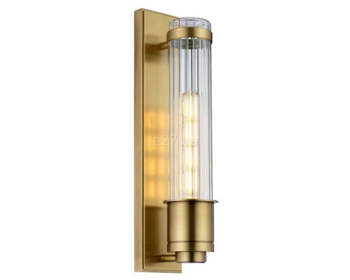 Підсвітка для дзеркала Quintiesse QN-WELLINGTON1-AB Wellington 1 Light Wall Light Aged Brass