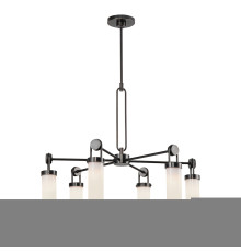 Люстра Quintiesse QN-WYNWOOD6-UBZ Alora Wynwood Wynwood 6 lt Chandelier Urban Bronze