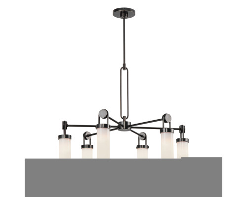 Люстра Quintiesse QN-WYNWOOD6-UBZ Alora Wynwood Wynwood 6 lt Chandelier Urban Bronze