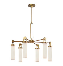 Люстра Quintiesse QN-WYNWOOD6-VBS Alora Wynwood Wynwood 6 lt Chandelier Vintage Brass