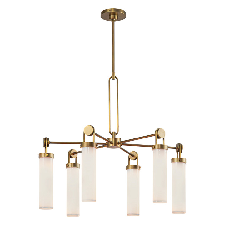 Люстра Quintiesse QN-WYNWOOD6-VBS Alora Wynwood Wynwood 6 lt Chandelier Vintage Brass · Quintiesse · quintiesse-qn-wynwood6-vbs