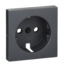 Лицьова панель розетки 220В Schneider Electric 237198 Merten System M, антрацит · Schneider Electric · schneider-electric-237198