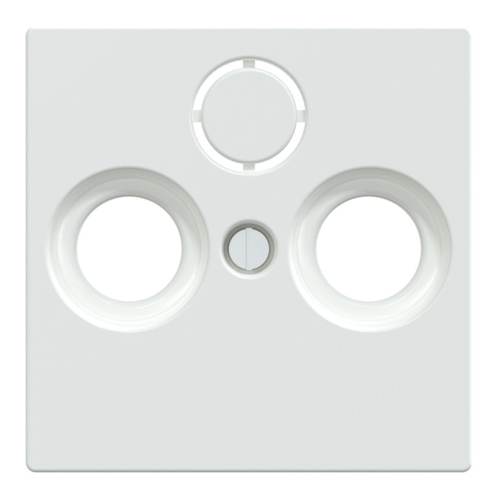Лицьова панель ТВ-розетки Schneider Electric 296725 Merten System M, активний білий · Schneider Electric · schneider-electric-296725